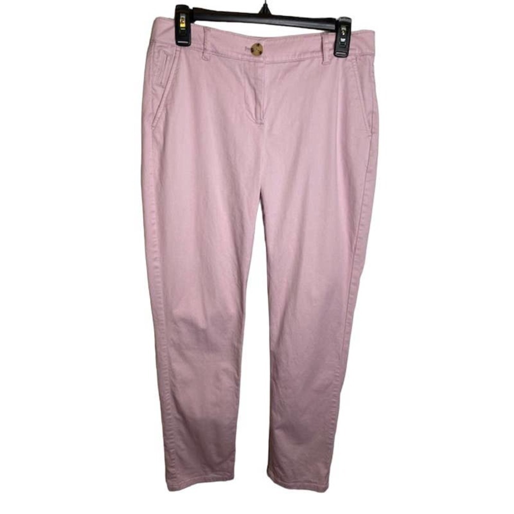 J Jill cotton chinos size 4 Lilac with a touch of stretch